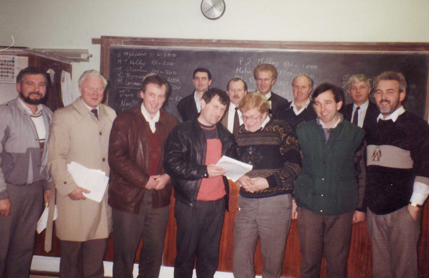 Club Fundraising Launch 1990 Slide background